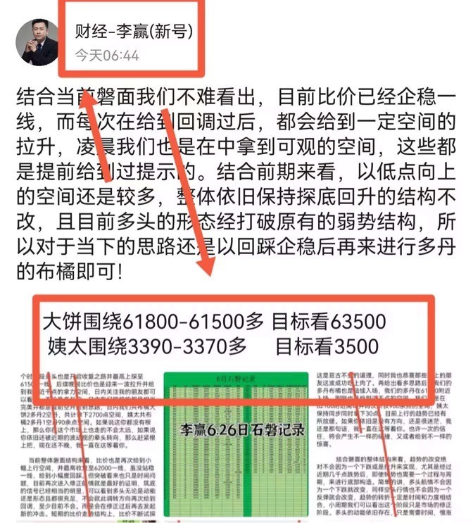 [财经老李]财经老李：6.26日午间比特币以太坊操作与分析(财经黑马老李)